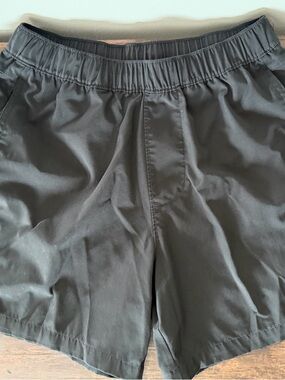 Hollister Black Embroidered Logo Shorts